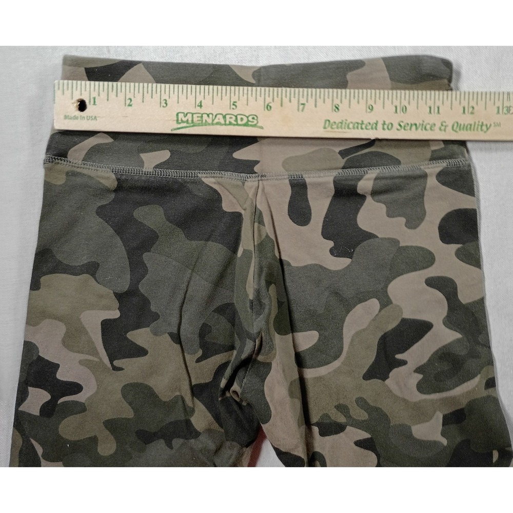 Wild Fable Leggings Women XS Green Camo High Rise Cotton Stretch - Picture 4 of 5